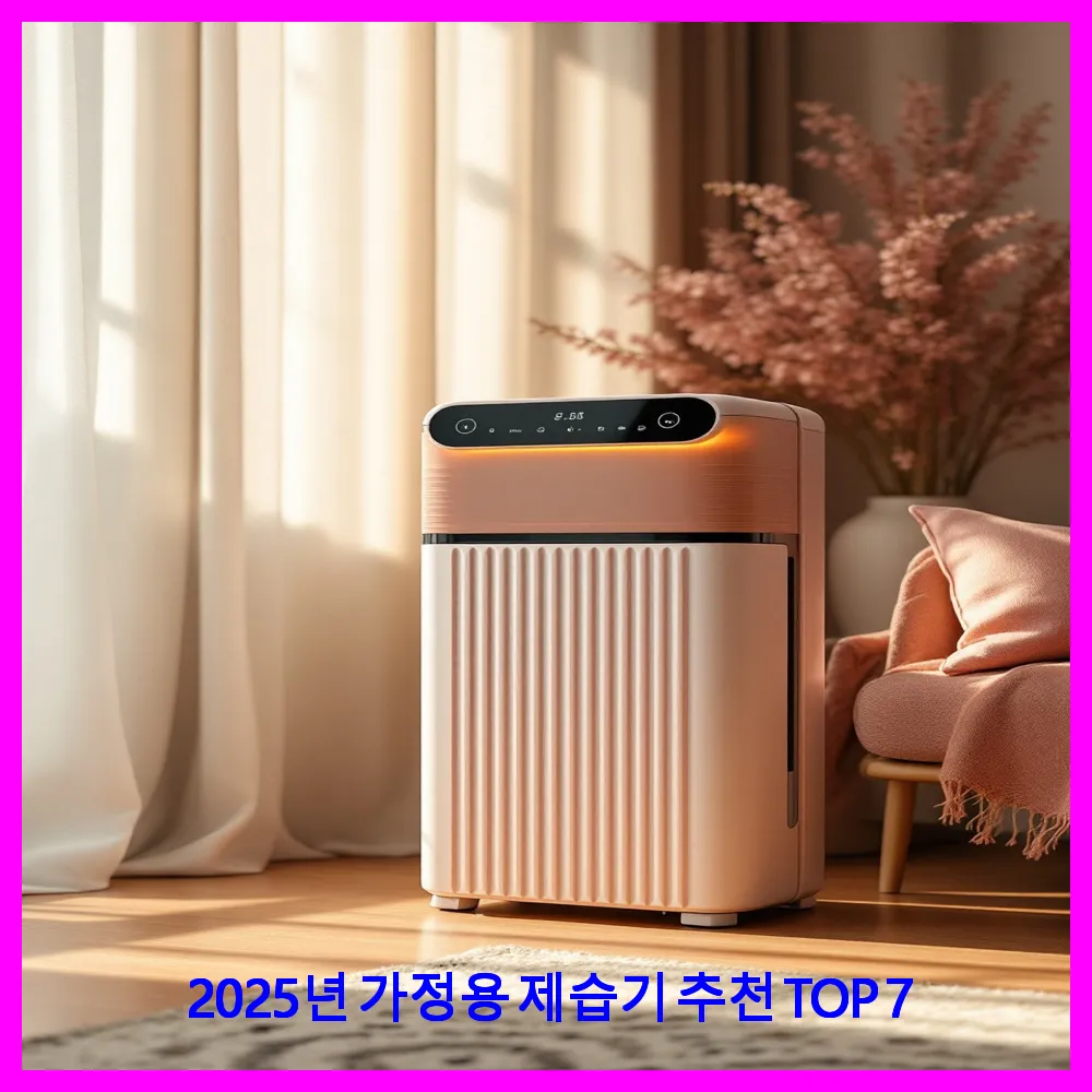 2025년 가정용 제습기 추천