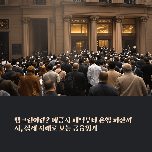 뱅크런이란 예금자 패닉부터 은행 파산까지, 실제 사례로 보는 금융위기