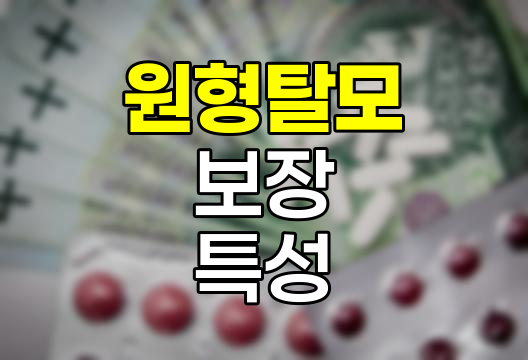 현대해상 굿앤굿 원형탈모 보장 특성