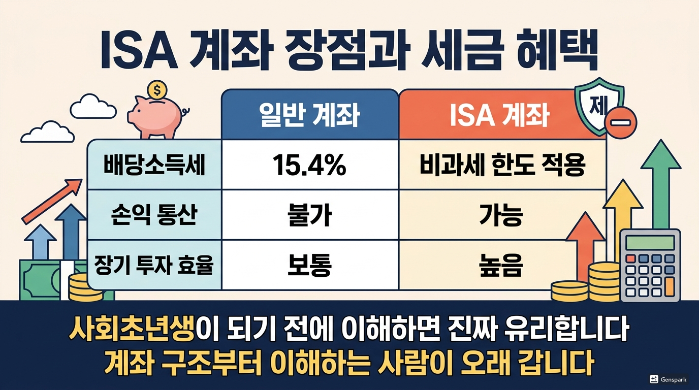 ISA 계좌 장점과 세금 혜택