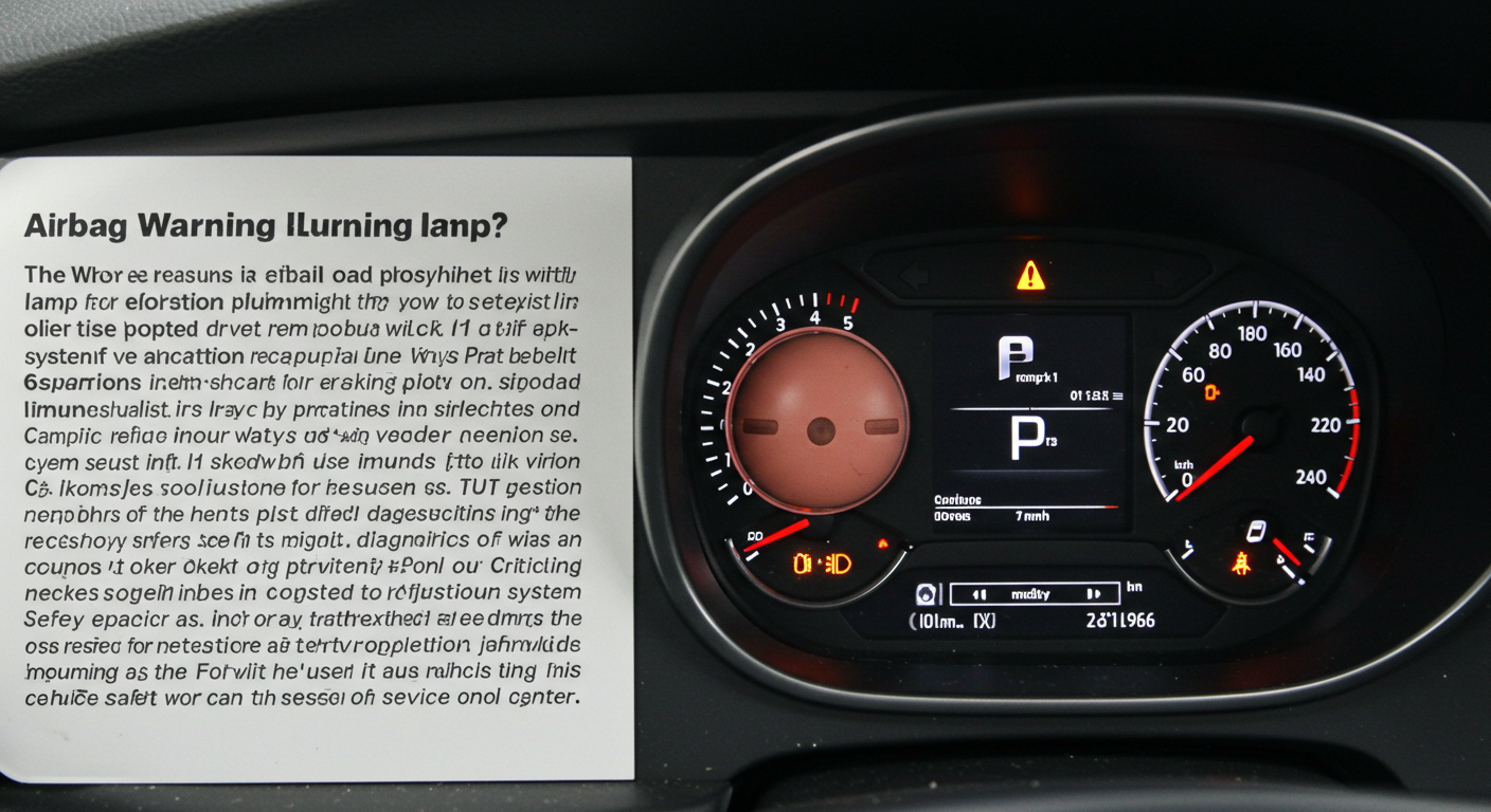 에어백 경고등, 왜 켜질까?#3