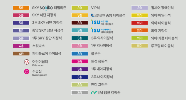 좌석 배치표