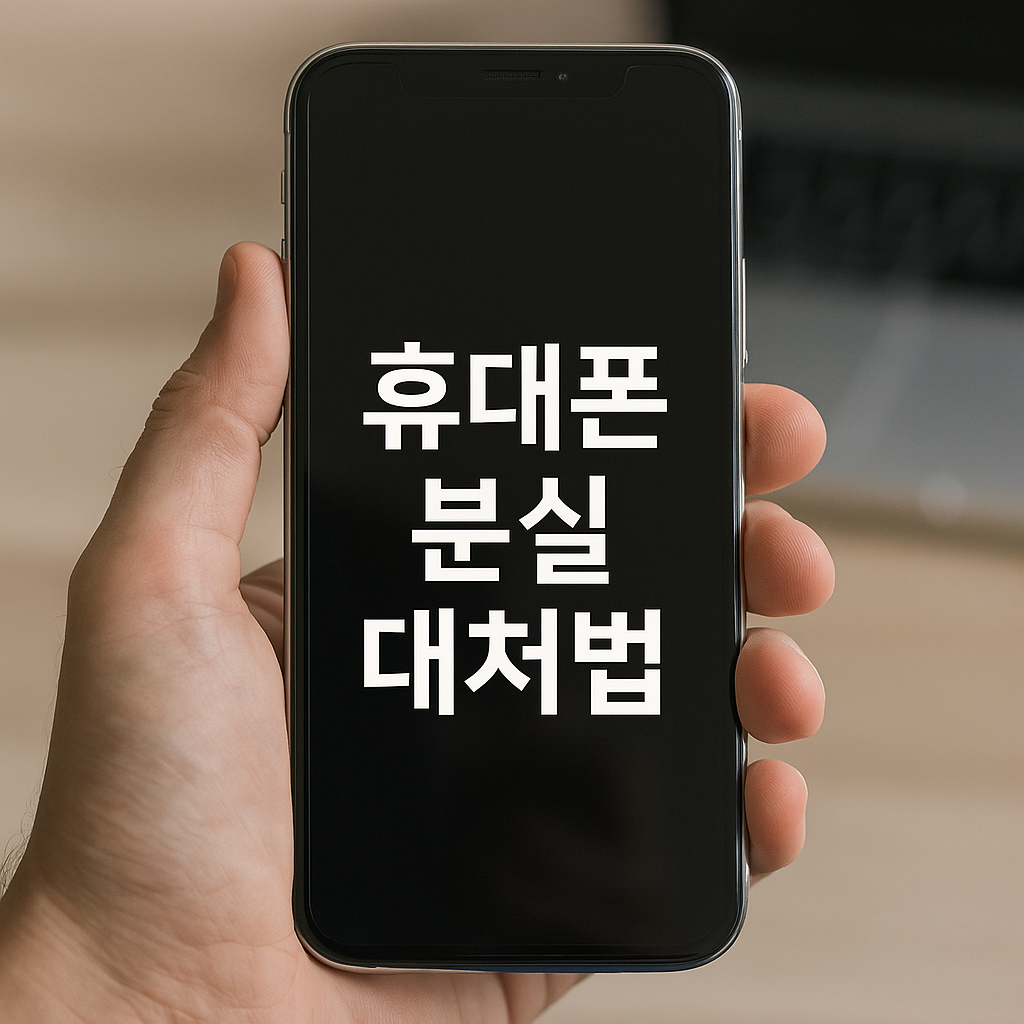 휴대폰 분실했을 때 꼭 해야 할 대처법
