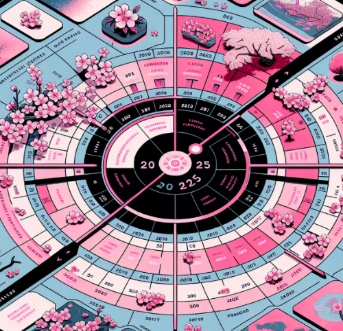 벚꽃일정 이미지 입니다.