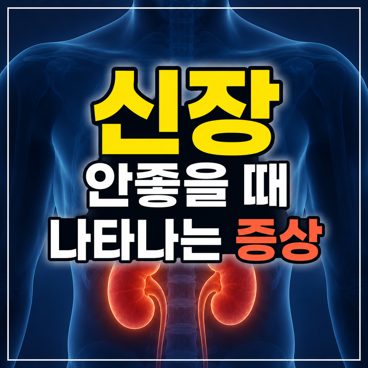 신장이 안좋으면 나타나는 증상