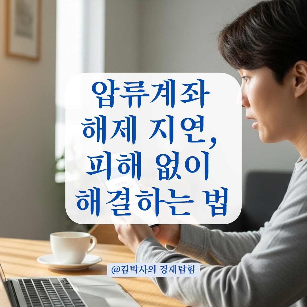 은행과 국세청 사이, 압류계좌 해제 지연의 숨겨진 원인 분석.