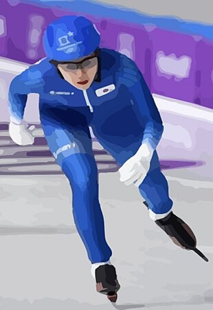 스피드스케이팅-경기모습