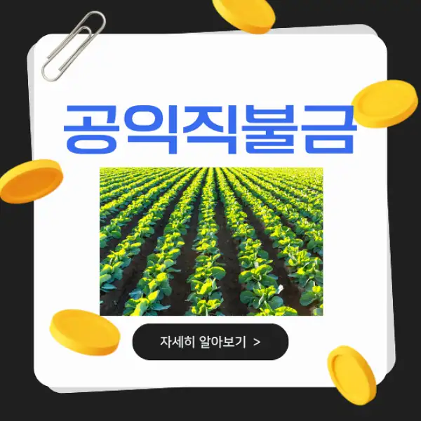 공익직불금 신청