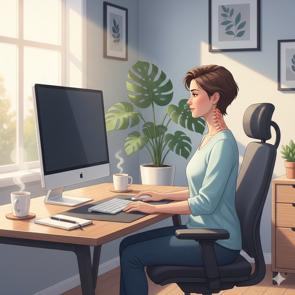 현대인의 고지별 - 거북목 증후군