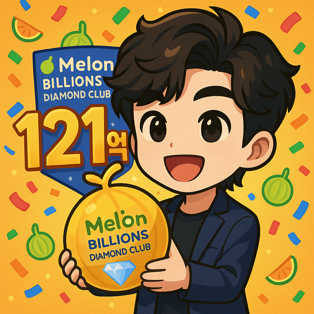 임영웅님 멜론 빌리온스 다이아 클럽 누적 121억 돌파