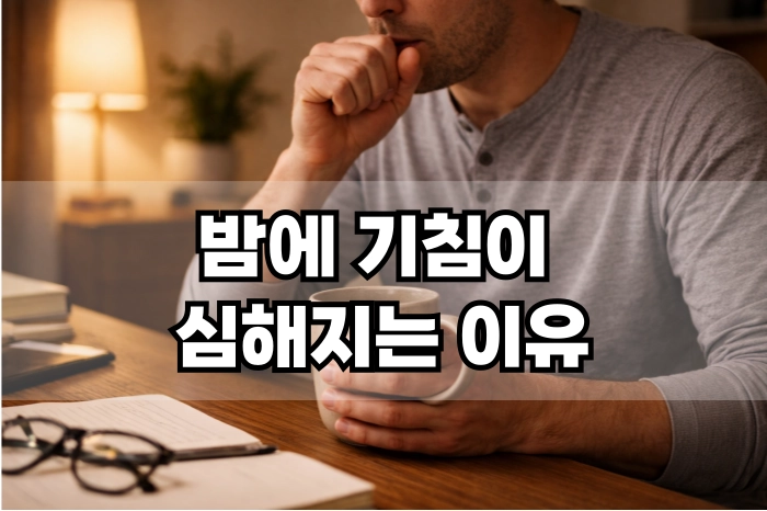 밤에 기침이 심해지는 이유