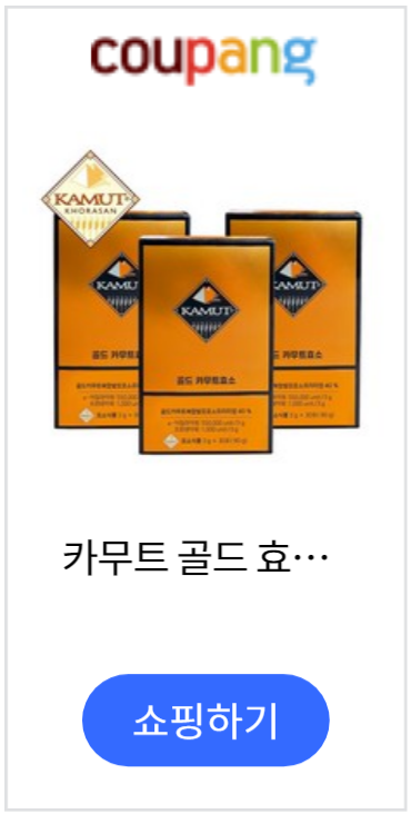 카무트 효소 추천