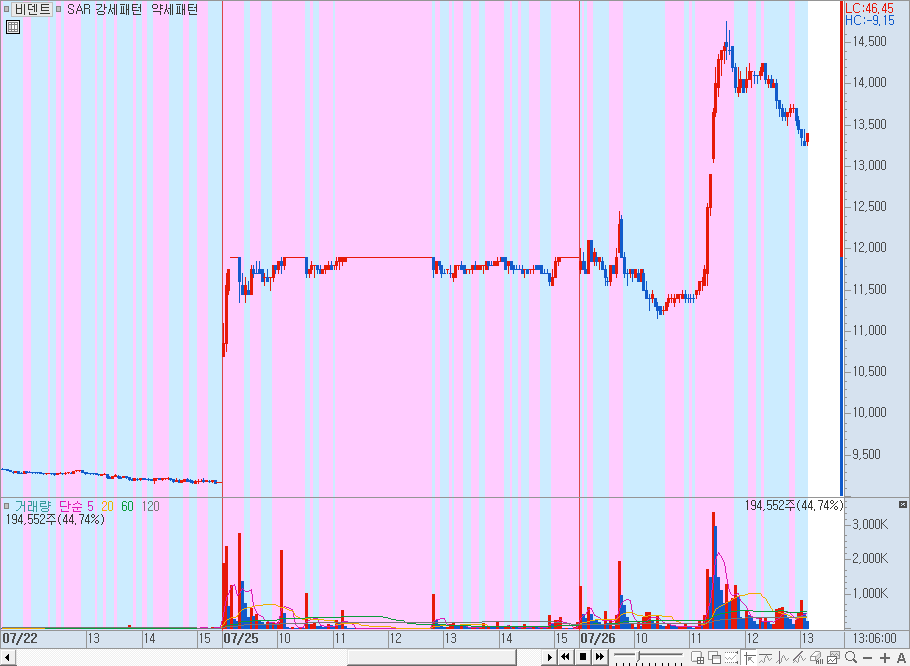강세약세 차트 2)