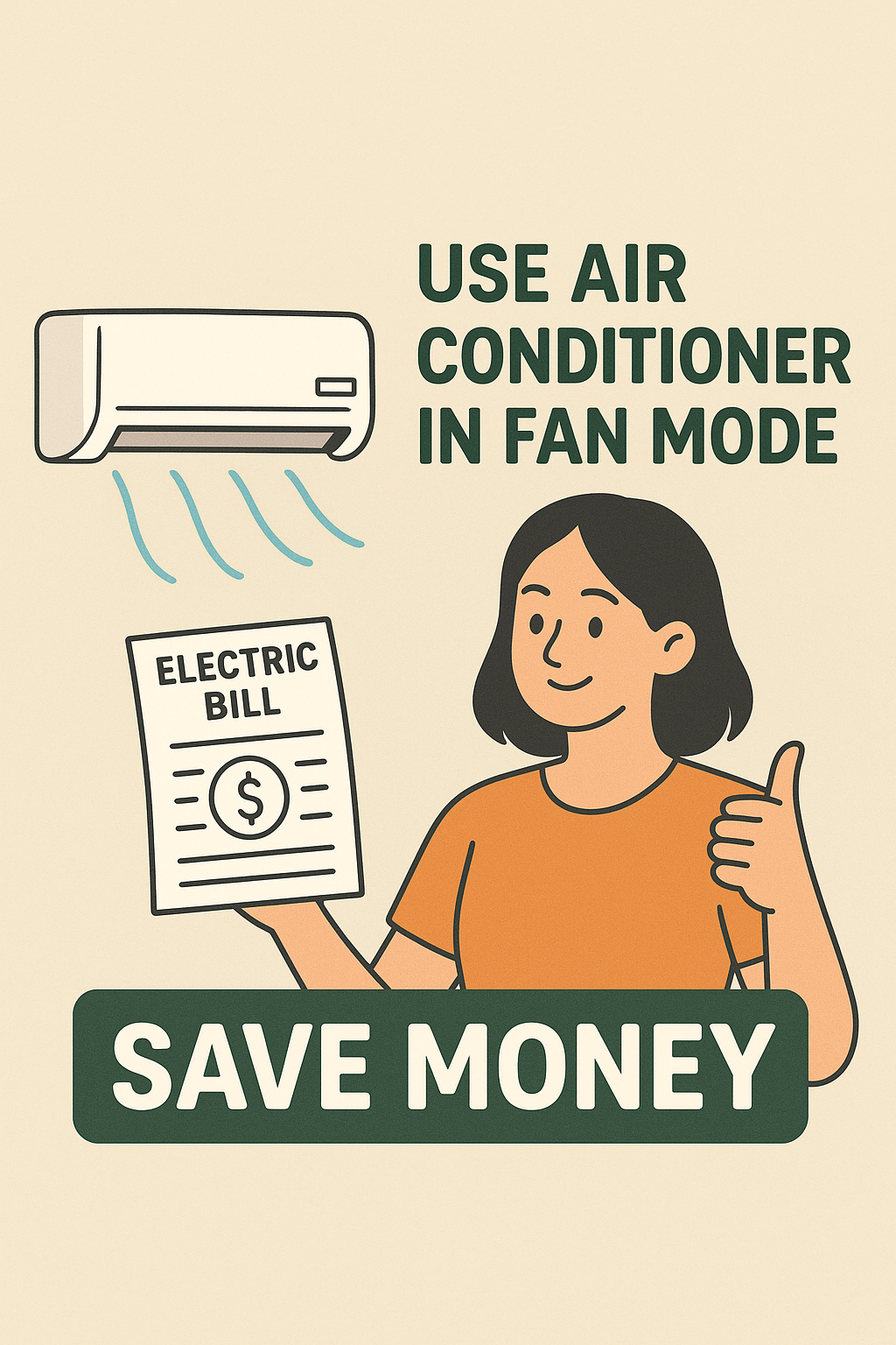 에어컨 송풍모드로 전기요금 절약하기