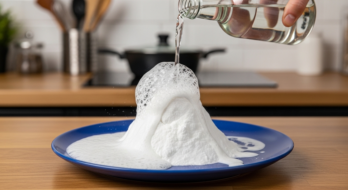 베이킹 소다와 식초