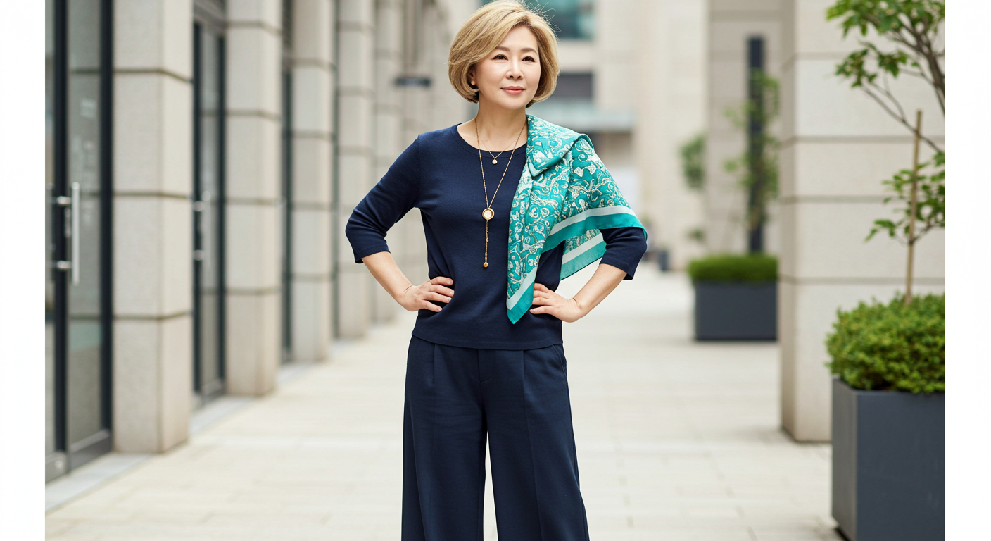 키 작은 중년여성