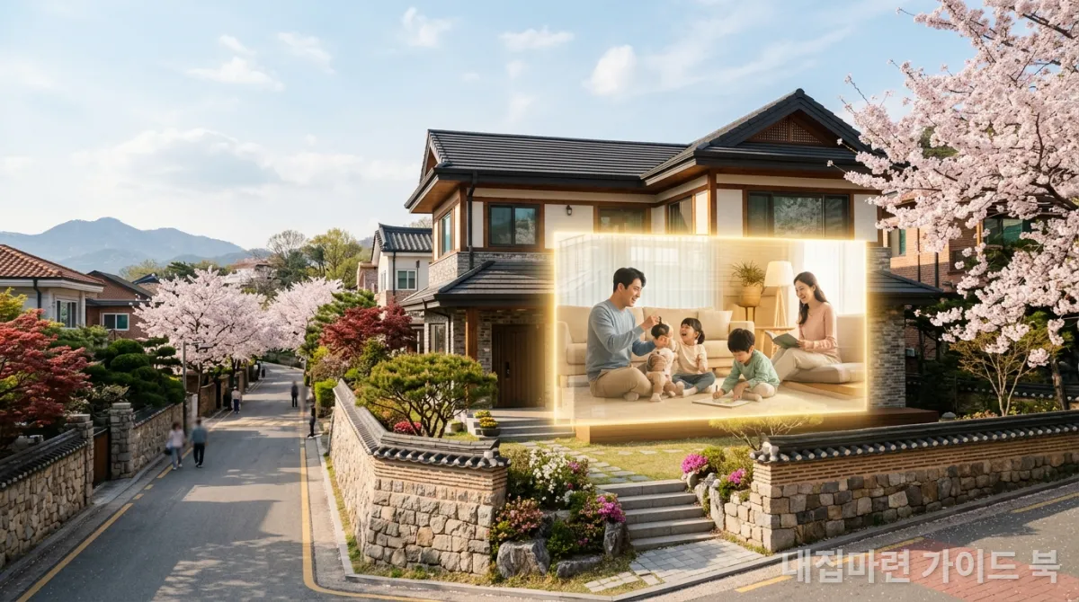 전세 세입자를 끼고 매매하는 안정적인 부동산 투자 방식을 보여주는 이미지