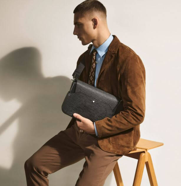 몽블랑 남자 크로스백