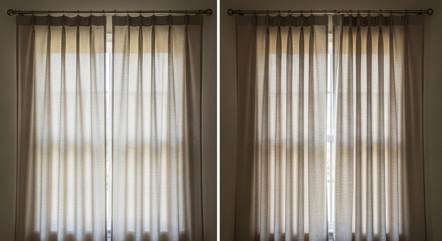 커텐 4폭 5폭 차이