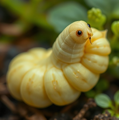 깔따구유충그림