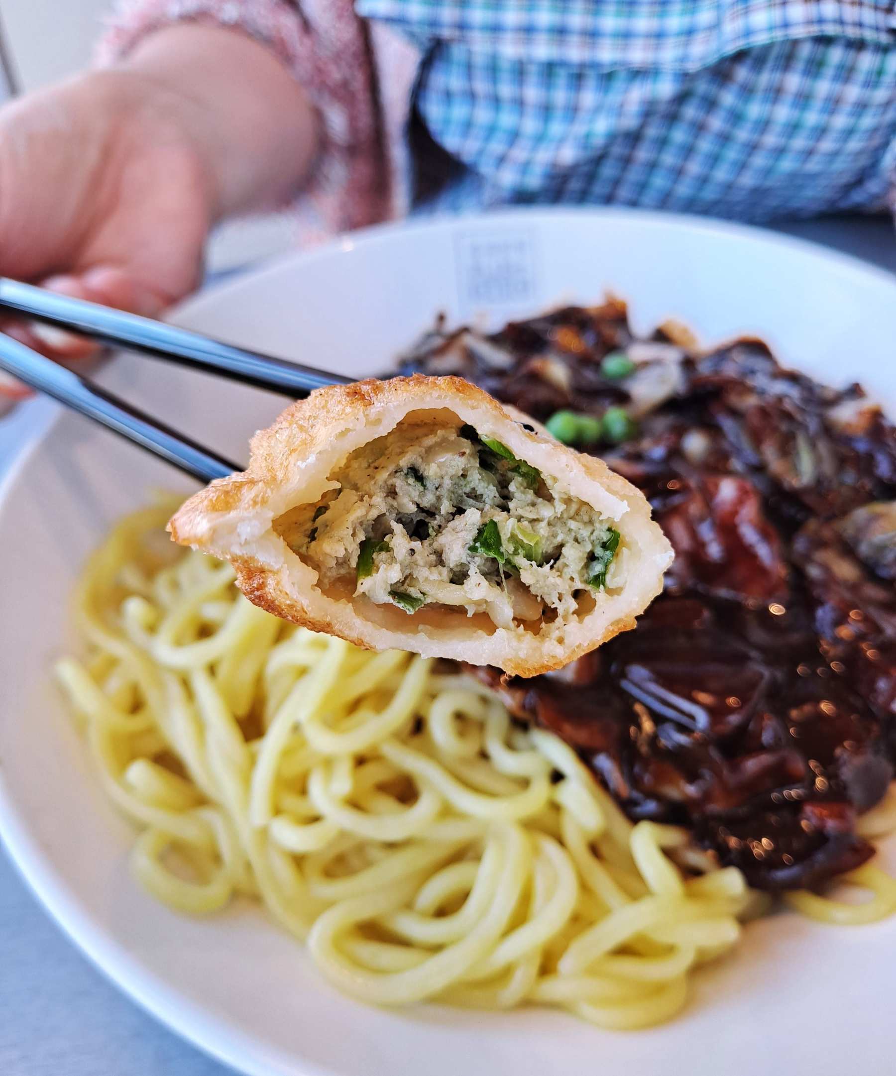 홍콩반점 군만두 속살