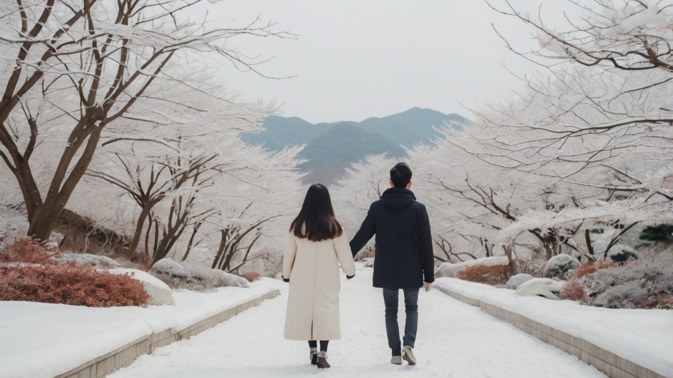 30대 커플 겨울 일본 여행 참고 사진