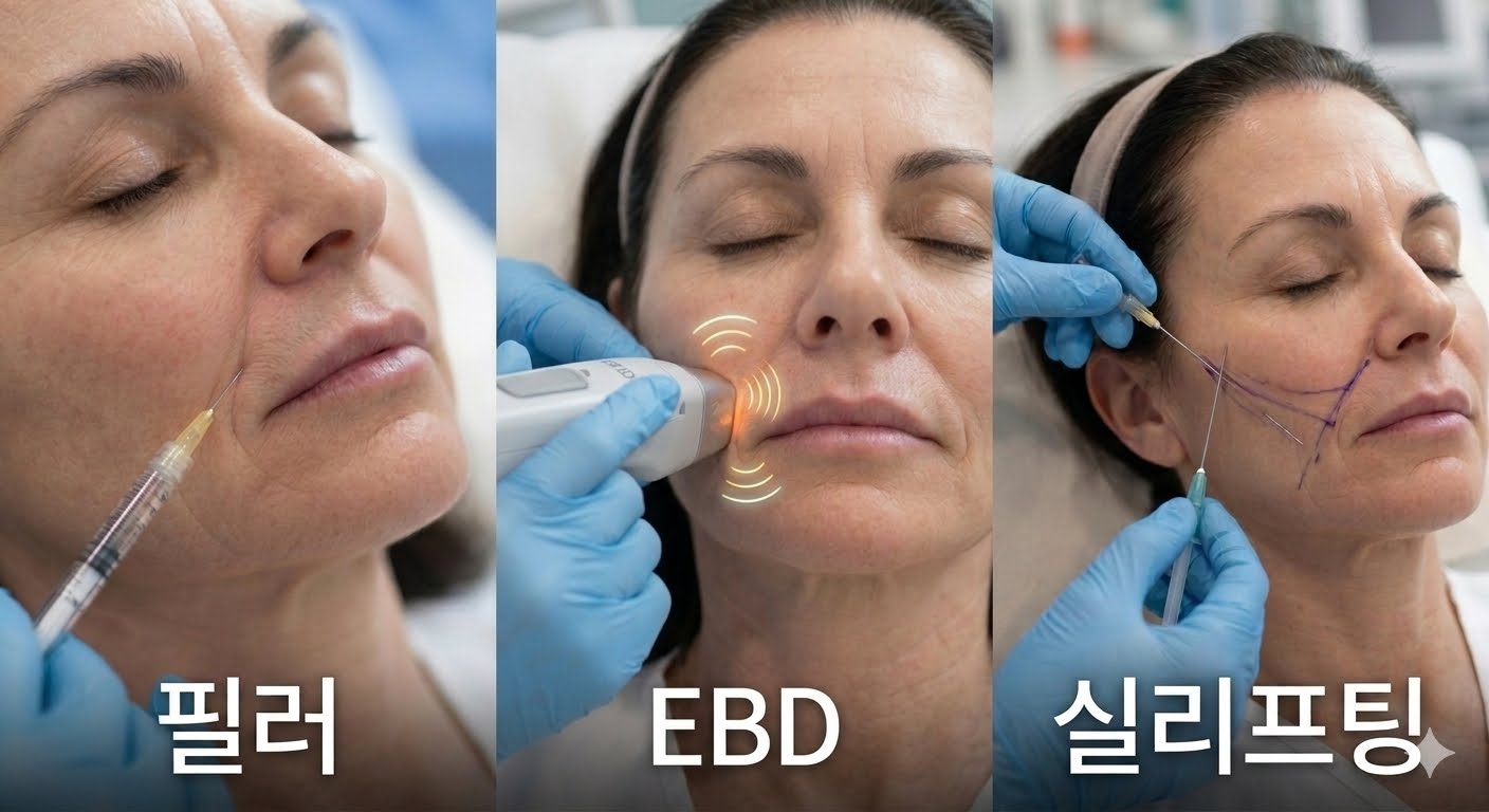 팔자주름 개선을 위한 대표적인 세 가지 병원 시술