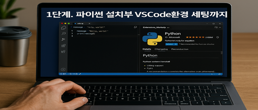 1단계. 파이썬 설치부터 VSCode 환경 세팅까지