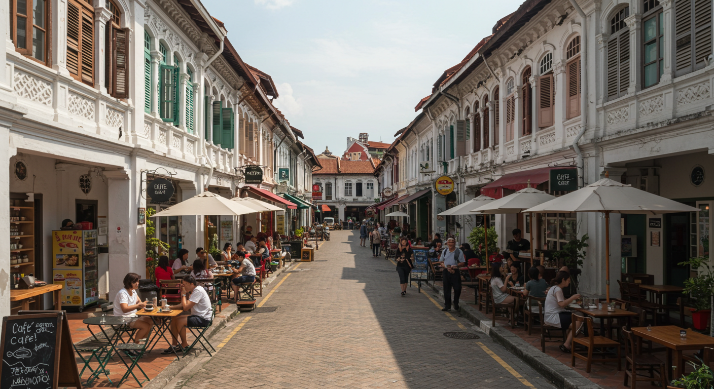 조지타운 카페거리