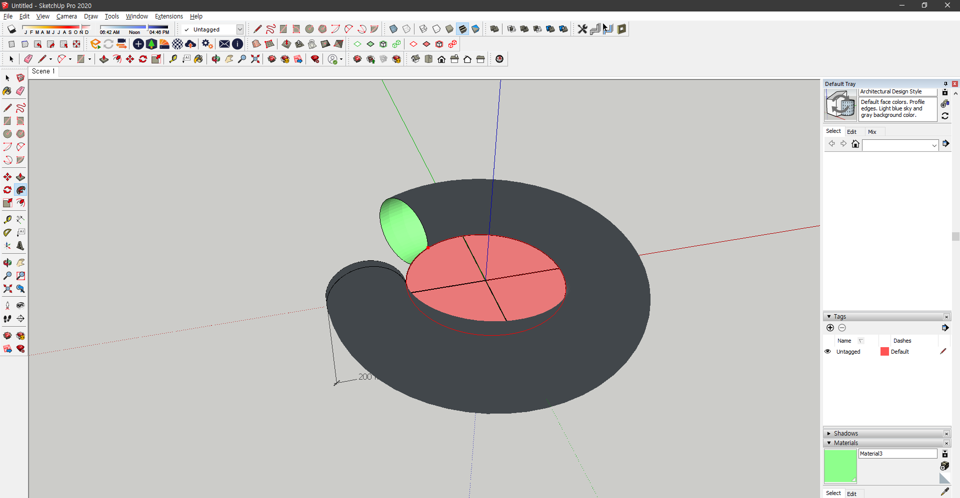 스케치업 Follow me