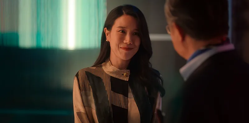 아무도 없는 숲속에서 최관장 역을 맡은 조아라