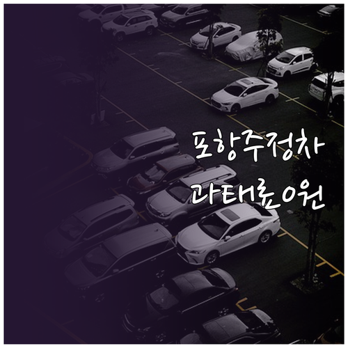 포항시 주정차 단속 알림 서비스 홈페..