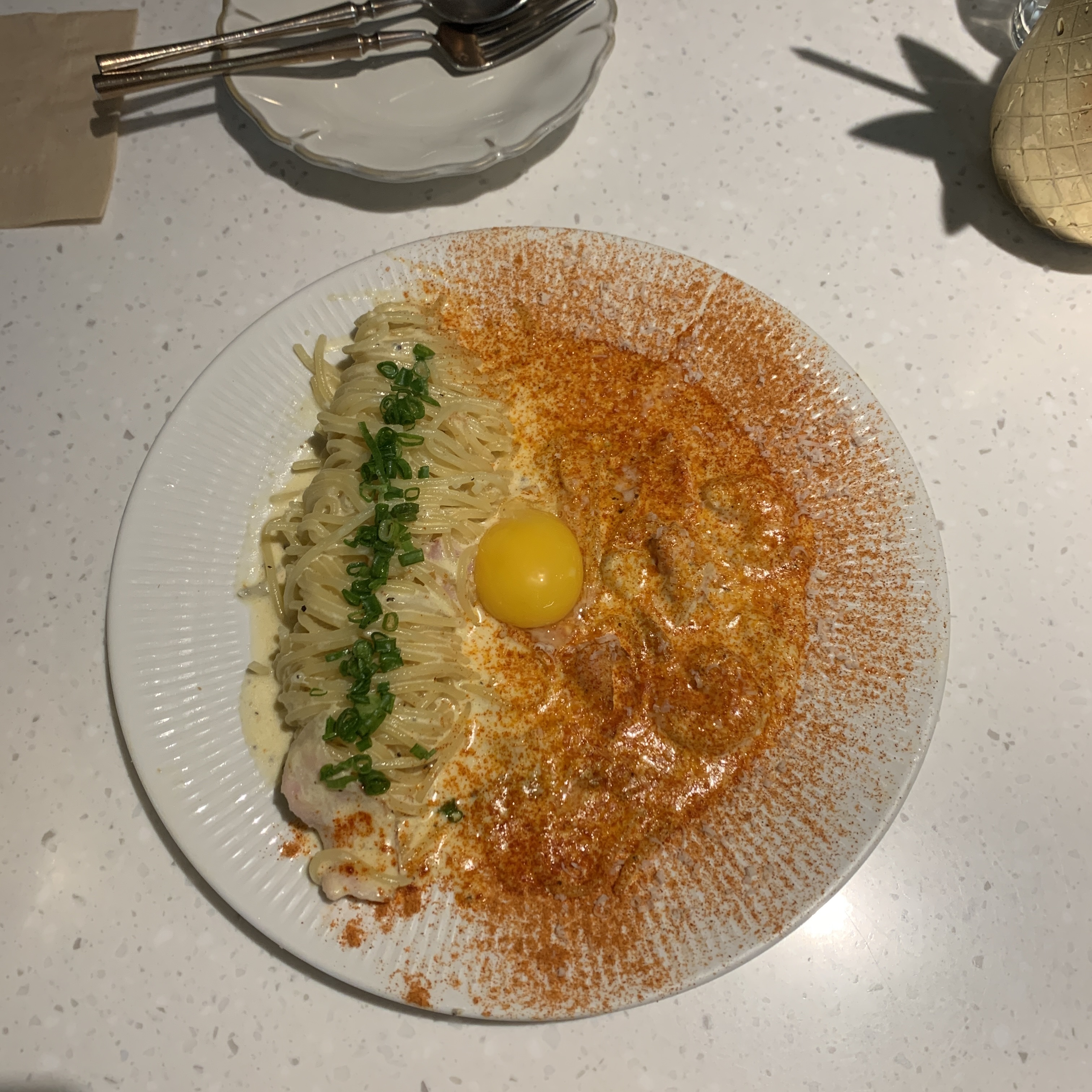 매콤크림 파스타