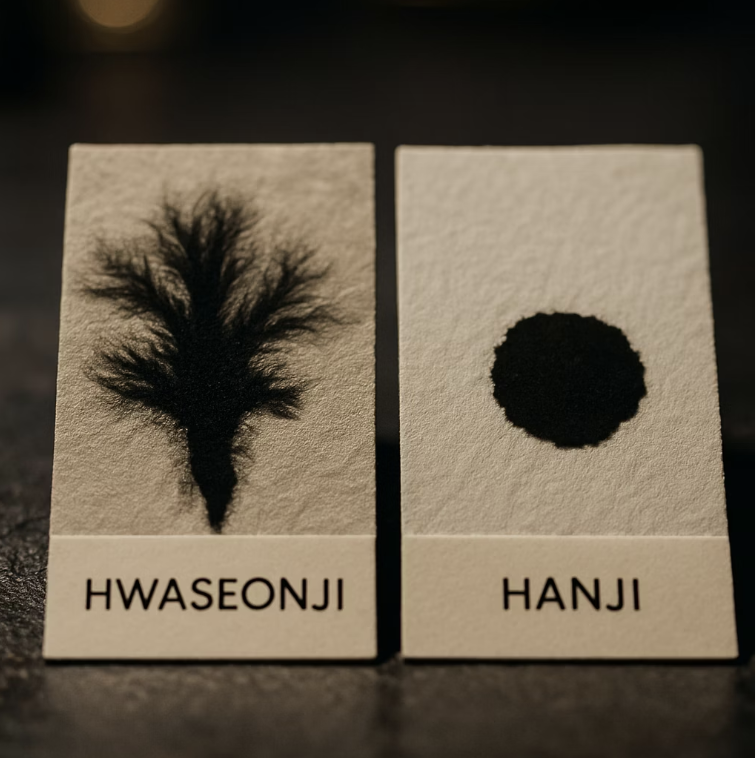 결정적 차이, 먹의 번짐