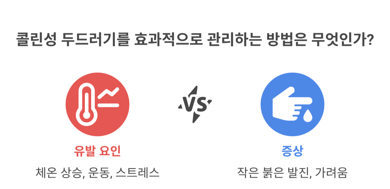 콜린성 두드러기란 무엇일까?