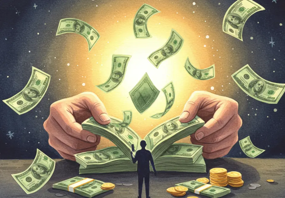 지폐를 세는데 계속 늘어나는 꿈