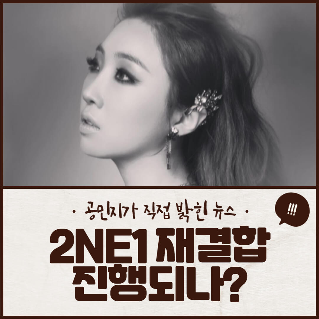 공민지가 직접 밝힌 2NE1 재결합 가능성 (+공민지 수입, 나이)