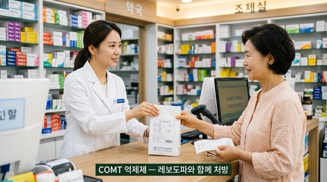 파킨슨병 MAO-B COMT 억제제 약국 조제