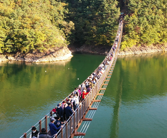 옥순봉 출렁다리 정보 안내