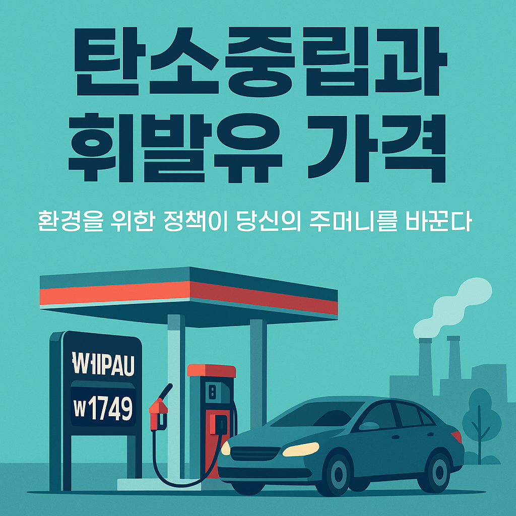 기름값의 숨겨진 원인, ‘탄소중립’