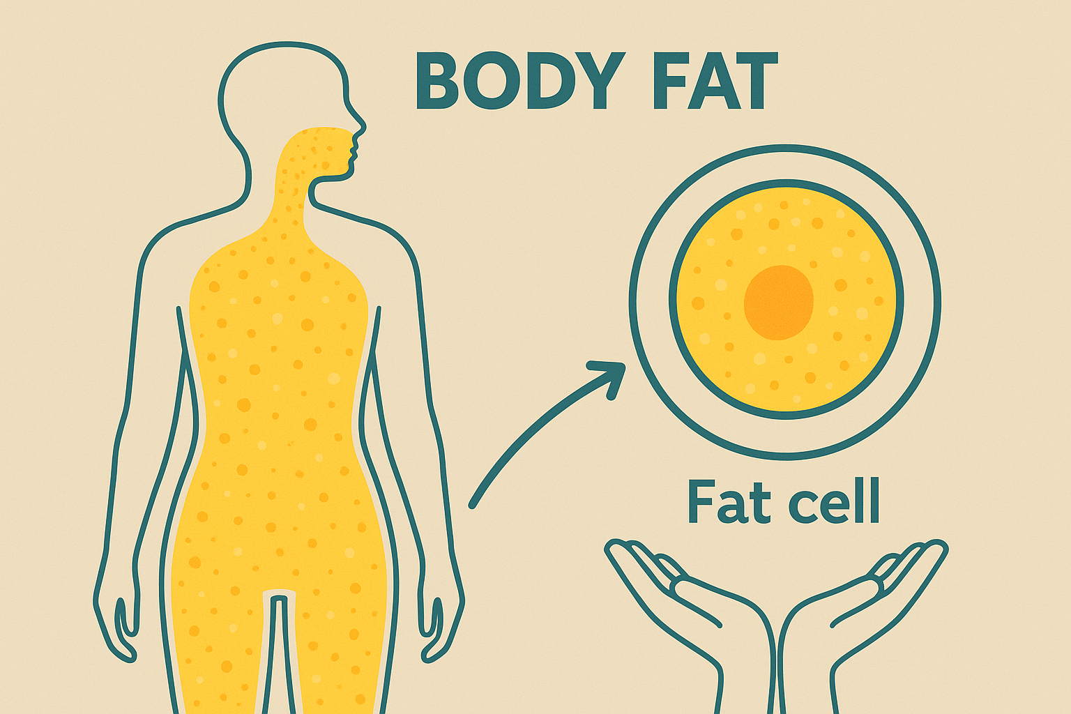 체지방 일러스트 이미지