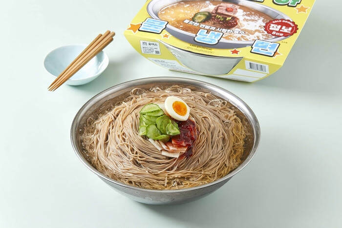 8인분 가성비 냉면 GS25 세숫대야 냉면 5,000원 할인 구매방법