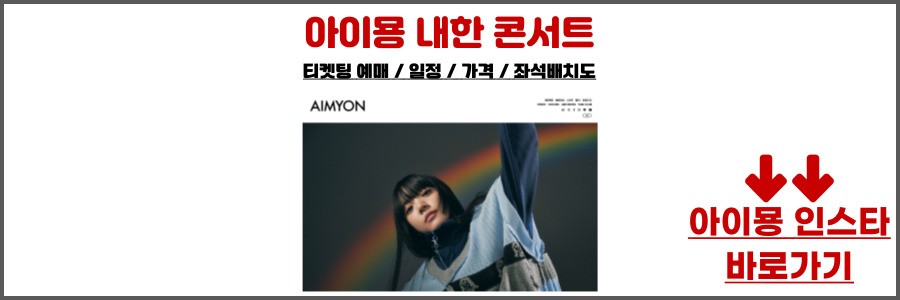 아이묭 내한