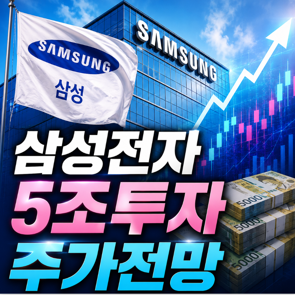 삼성전자 5조 투자 주가전망