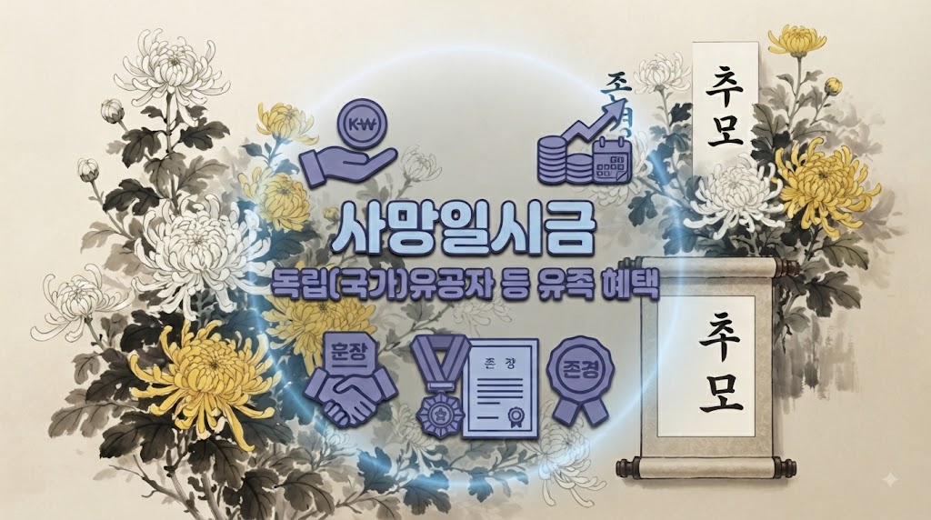 국가유공자 독립유공자가 사망하여 유족에게 사망일시금 지급
