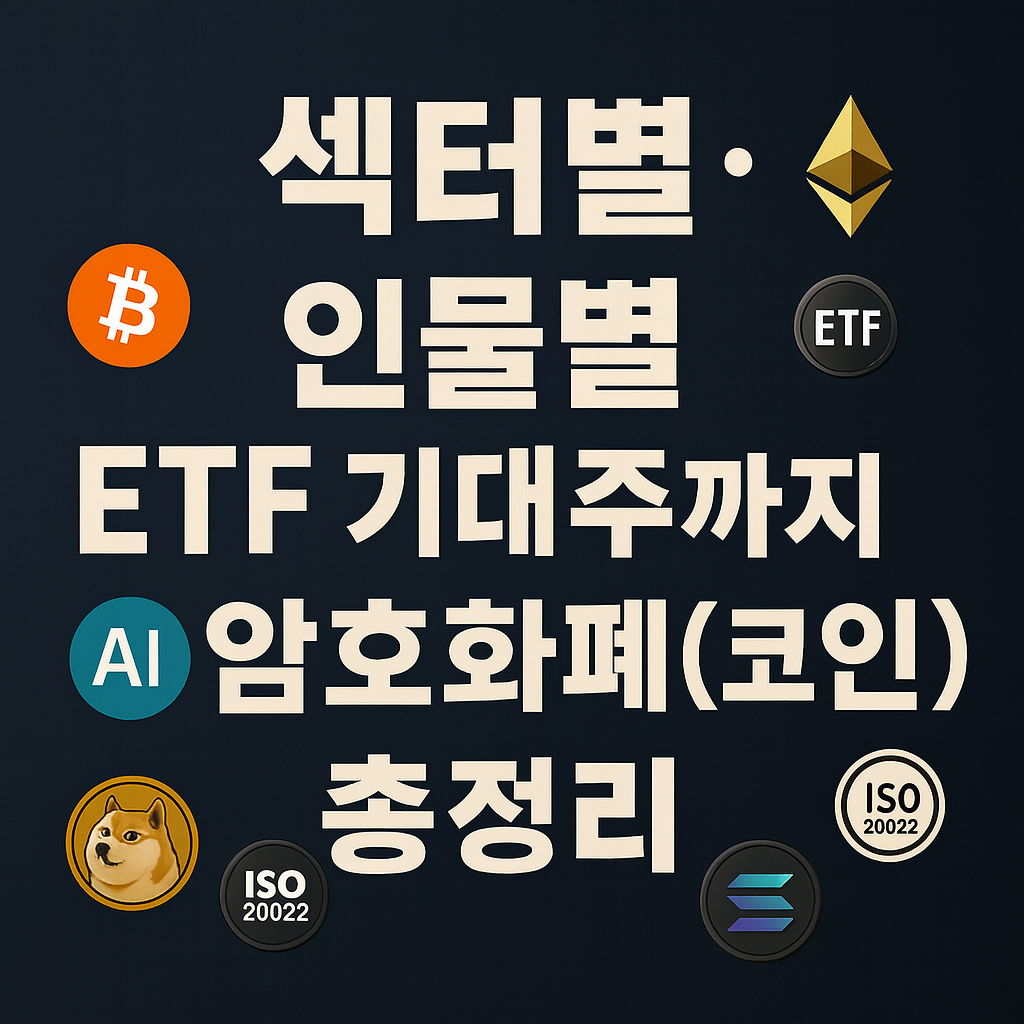 카테고리별 코인 총정리