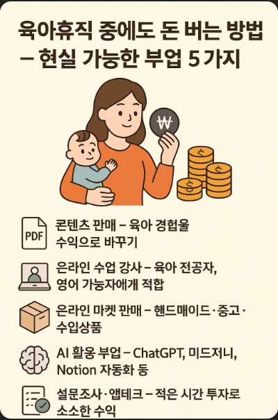육아 중 부업