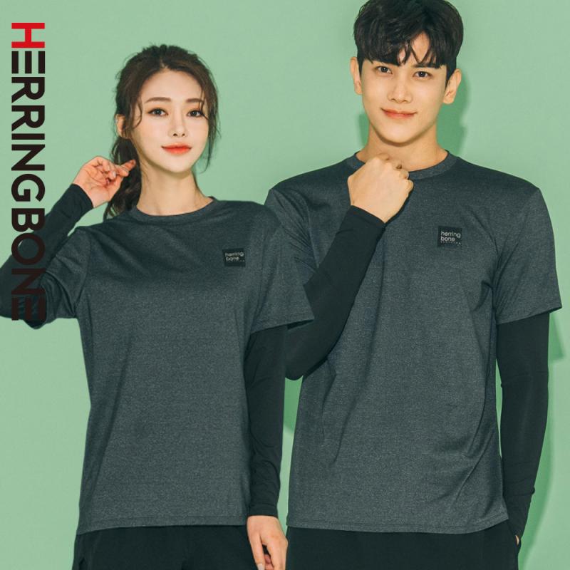 커플 래쉬가드 남자 여자 루즈핏 빅사이즈 수영복 레이어드 RC104