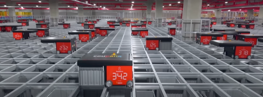 쿠팡 대구3물류센터 AI 기반 자동화 시설 이미지