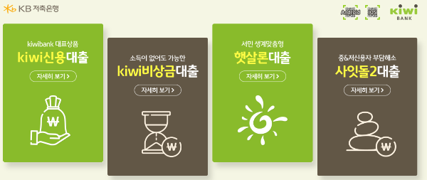 kb저축은행 대출상품